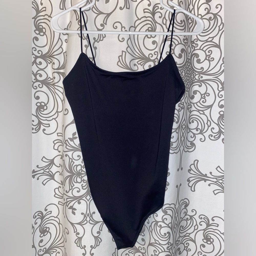 Abercrombie & Fitch Soft A&F seamless black body suit